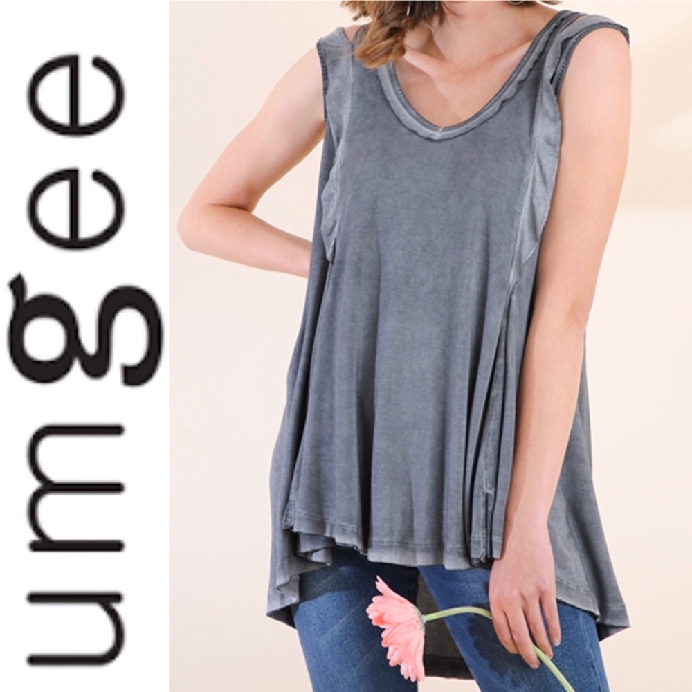 🌻NWT, Umgee Sleeveless High/Low Top.  Cute summer top